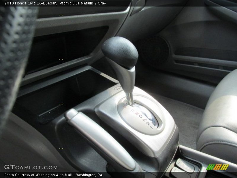 Atomic Blue Metallic / Gray 2010 Honda Civic EX-L Sedan