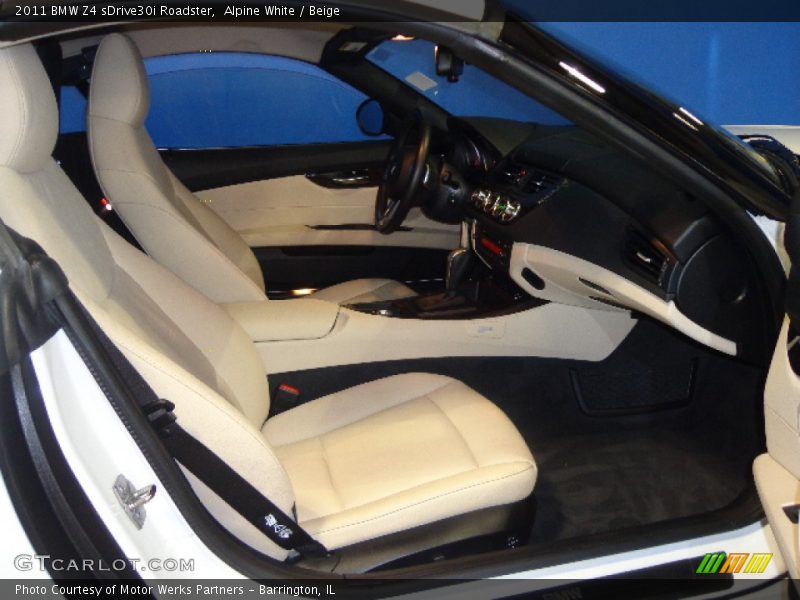 Alpine White / Beige 2011 BMW Z4 sDrive30i Roadster
