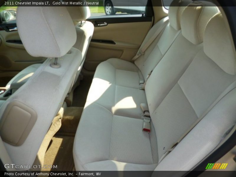 Gold Mist Metallic / Neutral 2011 Chevrolet Impala LT