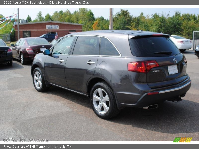 Grigio Metallic / Taupe Gray 2010 Acura MDX Technology