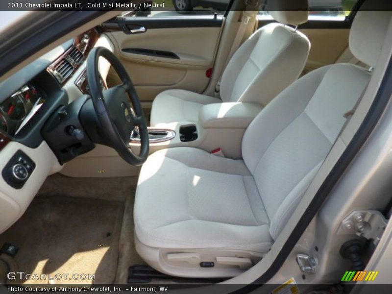 Gold Mist Metallic / Neutral 2011 Chevrolet Impala LT