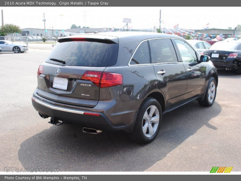 Grigio Metallic / Taupe Gray 2010 Acura MDX Technology