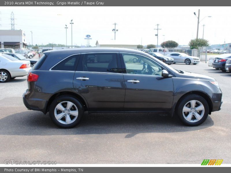 Grigio Metallic / Taupe Gray 2010 Acura MDX Technology
