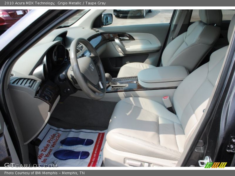 Grigio Metallic / Taupe Gray 2010 Acura MDX Technology