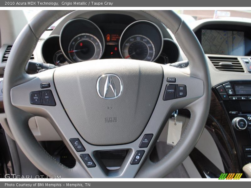 Grigio Metallic / Taupe Gray 2010 Acura MDX Technology