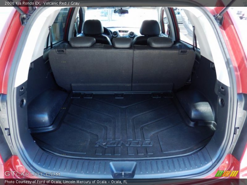 Volcanic Red / Gray 2008 Kia Rondo EX