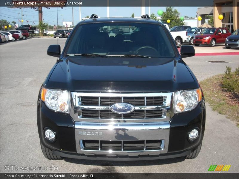 Black / Charcoal 2008 Ford Escape Limited