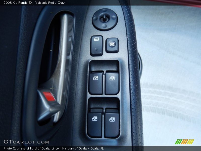 Volcanic Red / Gray 2008 Kia Rondo EX