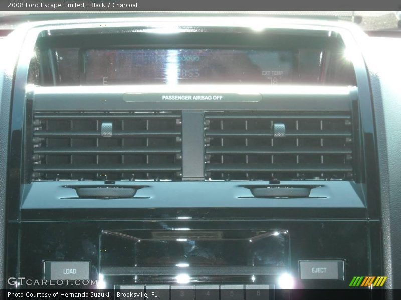 Black / Charcoal 2008 Ford Escape Limited