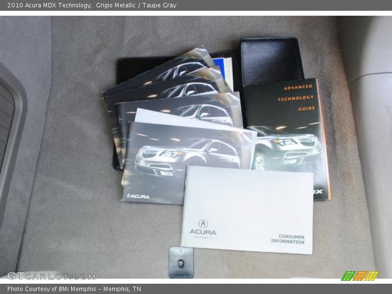 Grigio Metallic / Taupe Gray 2010 Acura MDX Technology