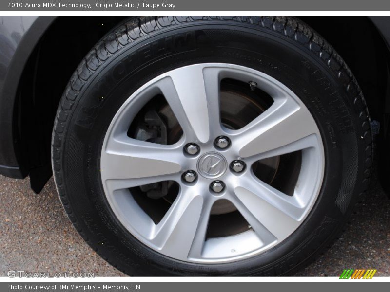Grigio Metallic / Taupe Gray 2010 Acura MDX Technology