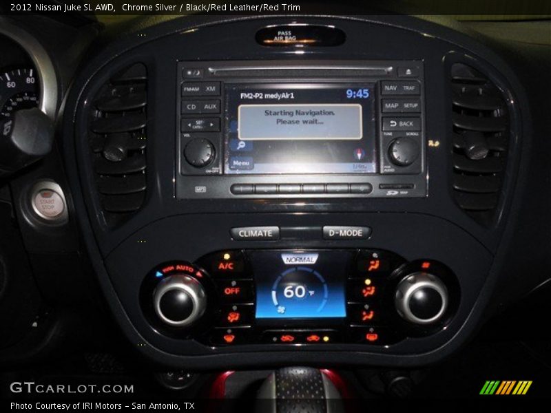 Chrome Silver / Black/Red Leather/Red Trim 2012 Nissan Juke SL AWD