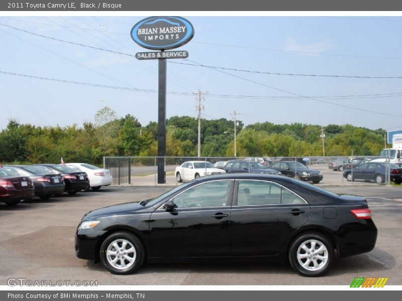 Black / Bisque 2011 Toyota Camry LE