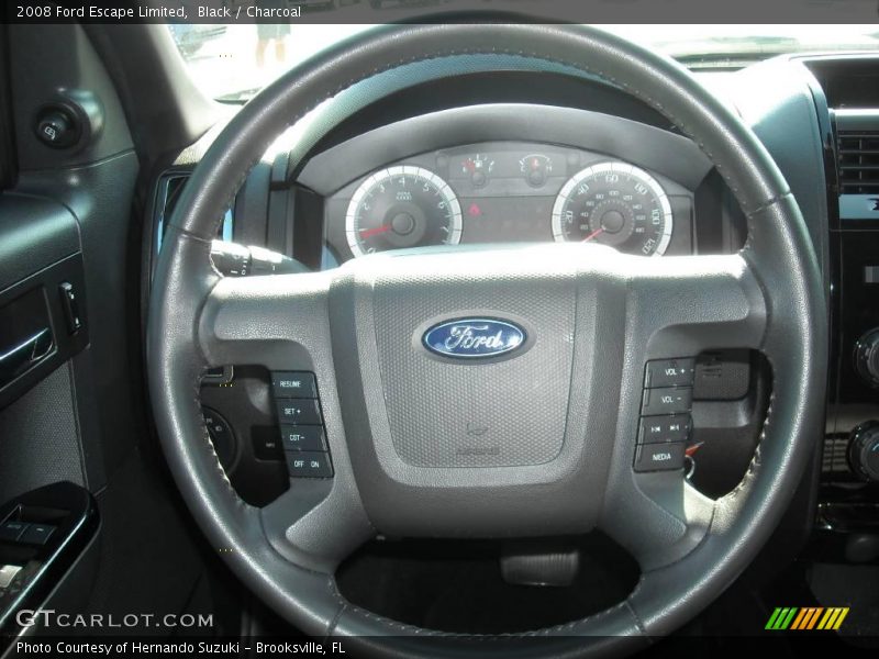 Black / Charcoal 2008 Ford Escape Limited