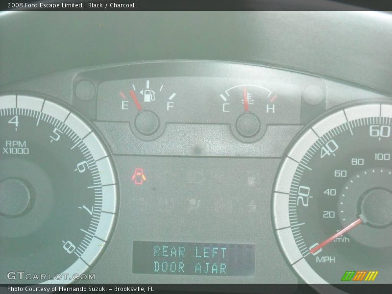 Black / Charcoal 2008 Ford Escape Limited