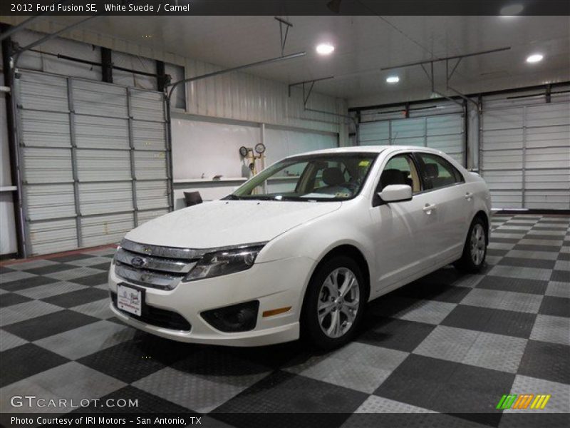 White Suede / Camel 2012 Ford Fusion SE