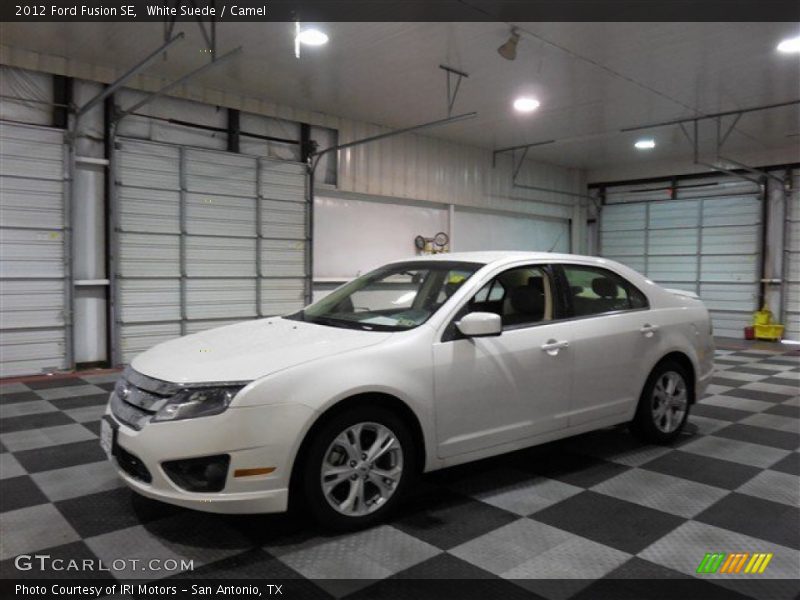 White Suede / Camel 2012 Ford Fusion SE
