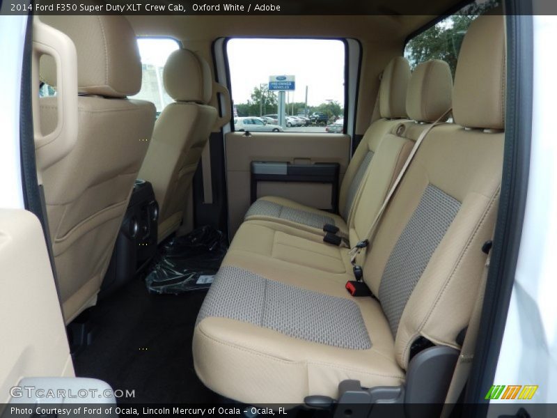 Rear Seat of 2014 F350 Super Duty XLT Crew Cab