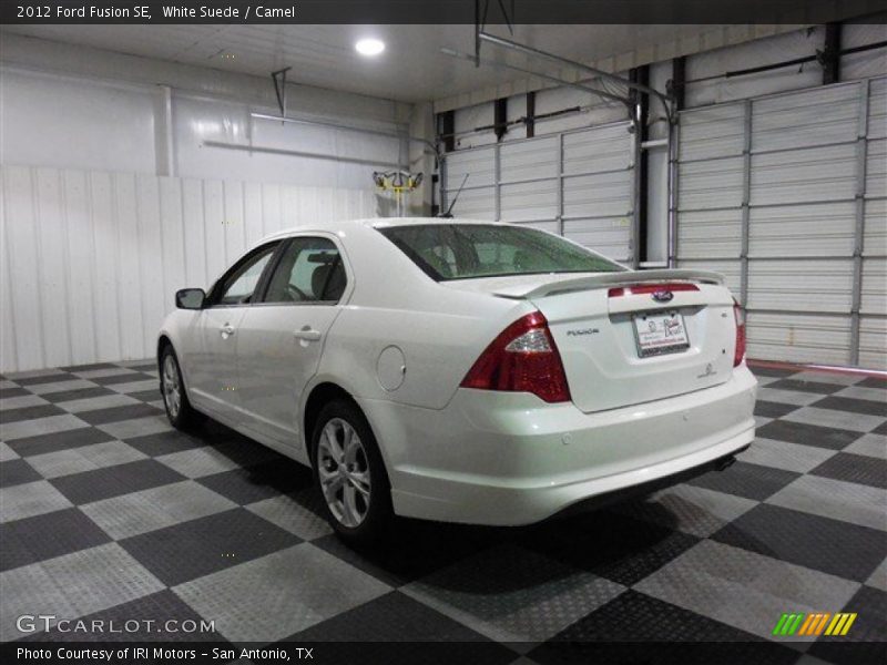 White Suede / Camel 2012 Ford Fusion SE