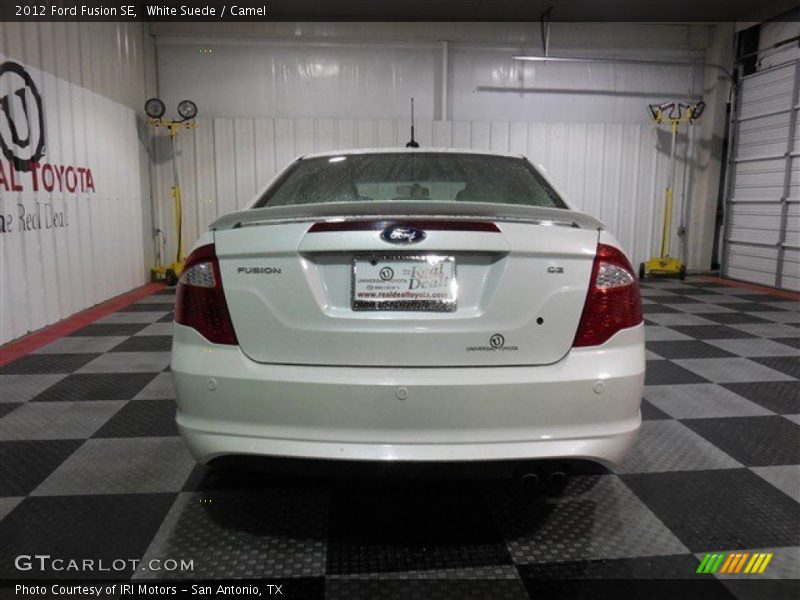 White Suede / Camel 2012 Ford Fusion SE