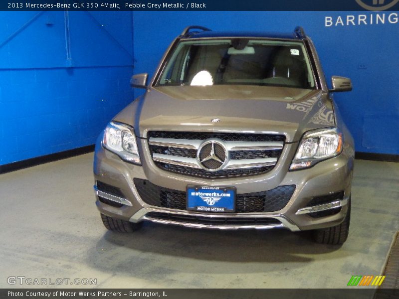 Pebble Grey Metallic / Black 2013 Mercedes-Benz GLK 350 4Matic