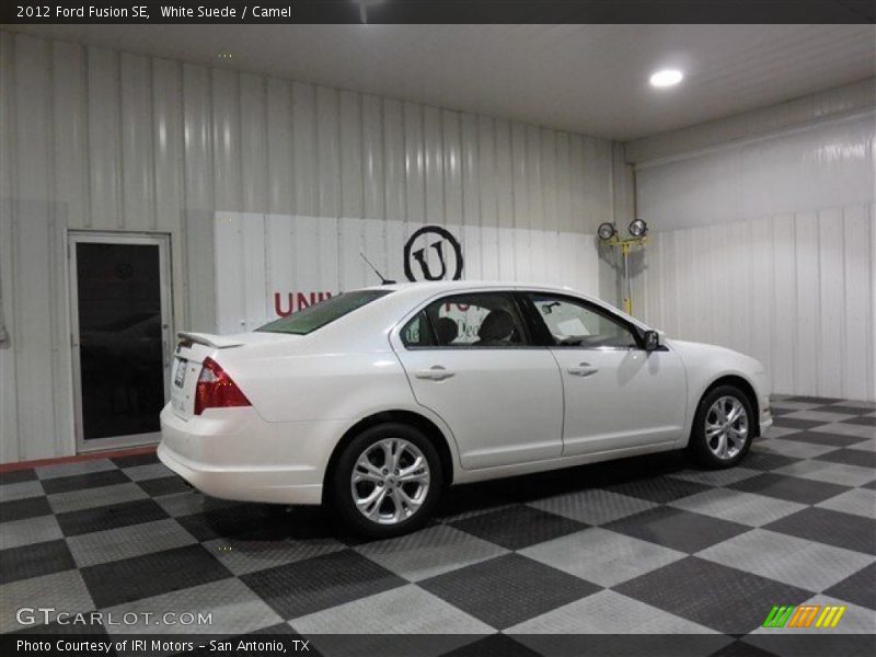 White Suede / Camel 2012 Ford Fusion SE