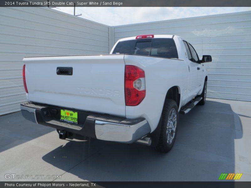 Super White / Sand Beige 2014 Toyota Tundra SR5 Double Cab