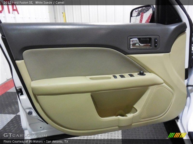 White Suede / Camel 2012 Ford Fusion SE