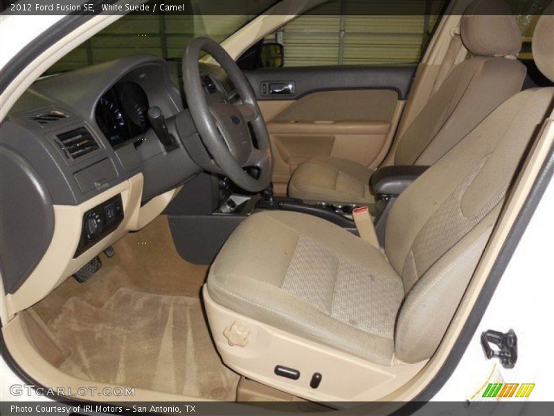 White Suede / Camel 2012 Ford Fusion SE