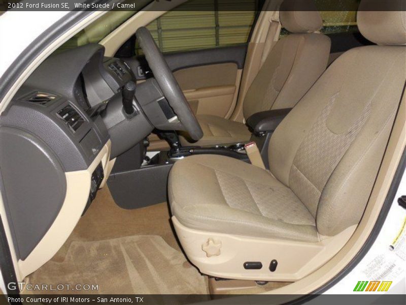 White Suede / Camel 2012 Ford Fusion SE