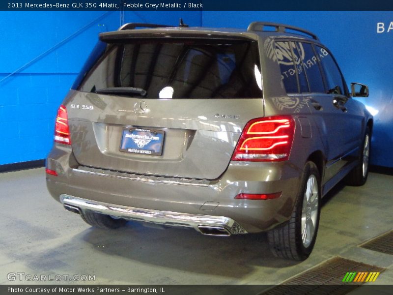 Pebble Grey Metallic / Black 2013 Mercedes-Benz GLK 350 4Matic