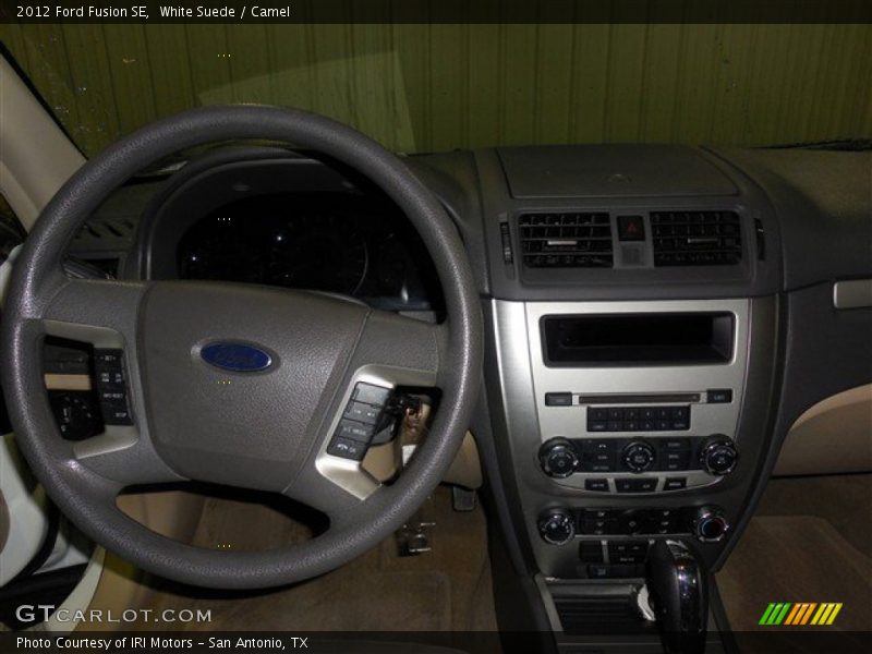 White Suede / Camel 2012 Ford Fusion SE