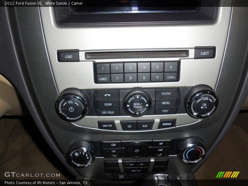 White Suede / Camel 2012 Ford Fusion SE