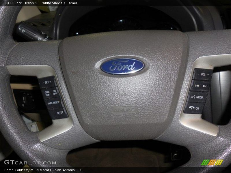 White Suede / Camel 2012 Ford Fusion SE
