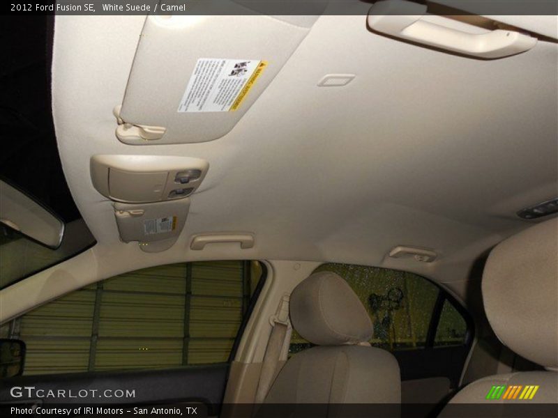 White Suede / Camel 2012 Ford Fusion SE