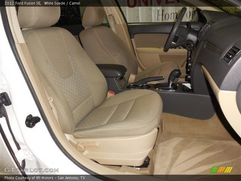 White Suede / Camel 2012 Ford Fusion SE