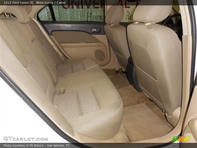 White Suede / Camel 2012 Ford Fusion SE