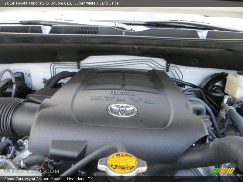 Super White / Sand Beige 2014 Toyota Tundra SR5 Double Cab