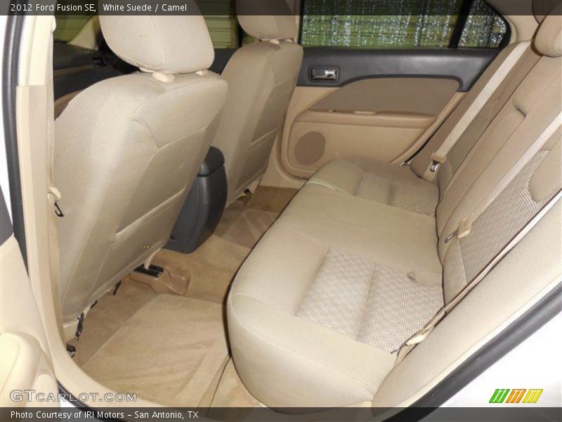 White Suede / Camel 2012 Ford Fusion SE
