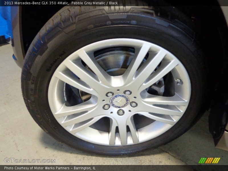 Pebble Grey Metallic / Black 2013 Mercedes-Benz GLK 350 4Matic