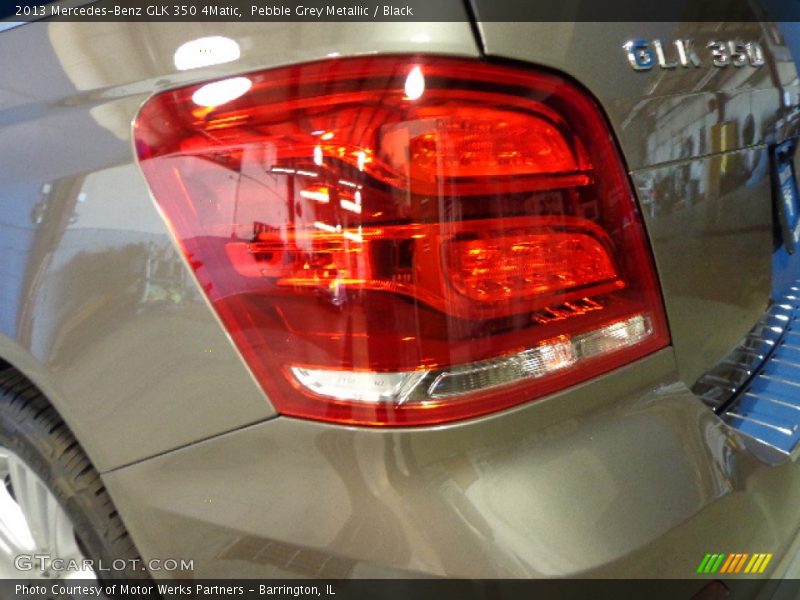 Pebble Grey Metallic / Black 2013 Mercedes-Benz GLK 350 4Matic
