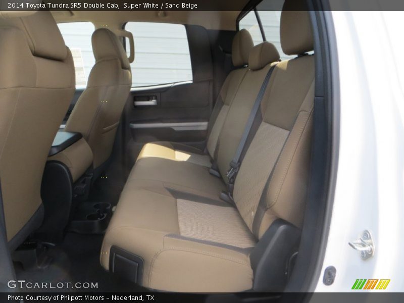 Super White / Sand Beige 2014 Toyota Tundra SR5 Double Cab