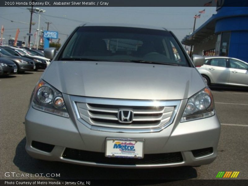 Alabaster Silver Metallic / Gray 2010 Honda Odyssey EX