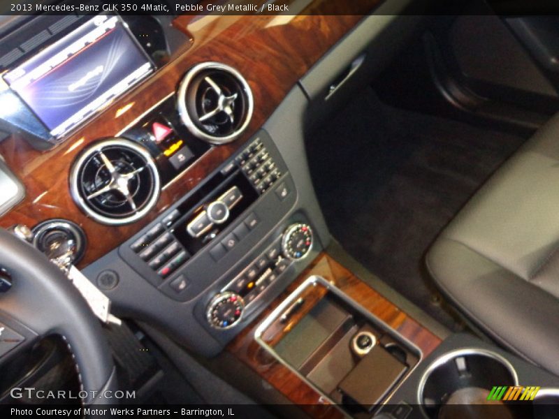 Pebble Grey Metallic / Black 2013 Mercedes-Benz GLK 350 4Matic