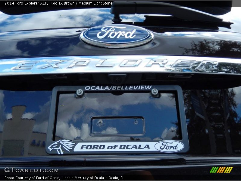 Kodiak Brown / Medium Light Stone 2014 Ford Explorer XLT