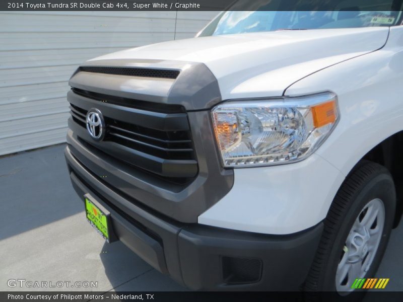 Super White / Graphite 2014 Toyota Tundra SR Double Cab 4x4