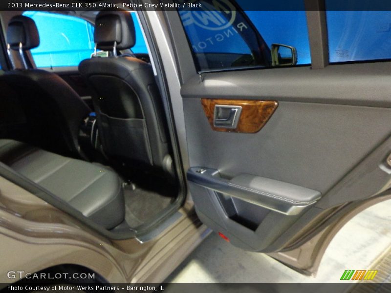Pebble Grey Metallic / Black 2013 Mercedes-Benz GLK 350 4Matic