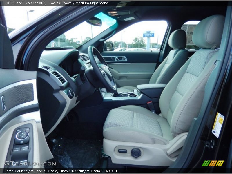 Kodiak Brown / Medium Light Stone 2014 Ford Explorer XLT