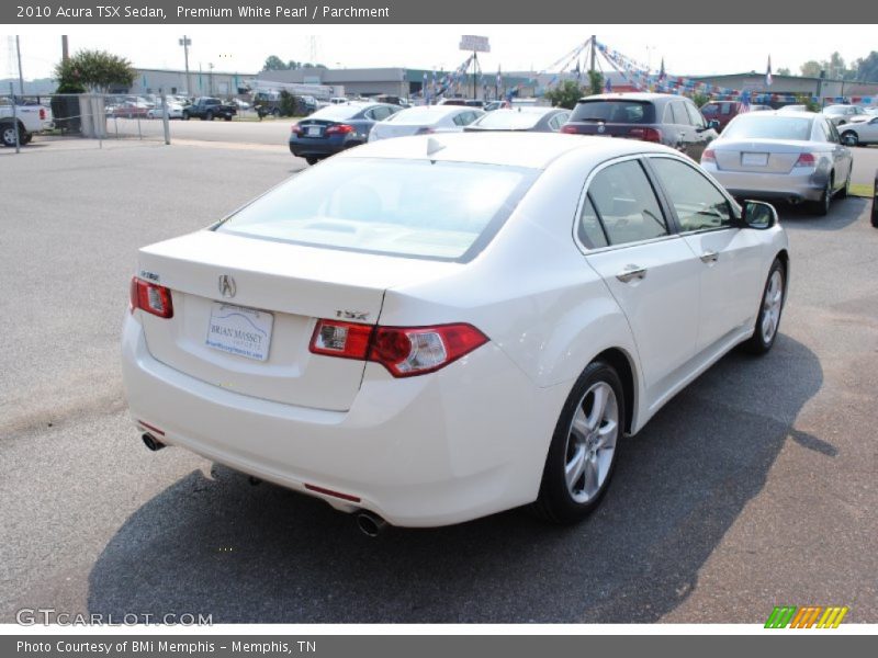 Premium White Pearl / Parchment 2010 Acura TSX Sedan