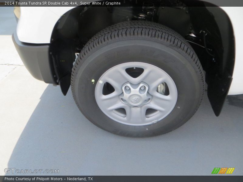 Super White / Graphite 2014 Toyota Tundra SR Double Cab 4x4